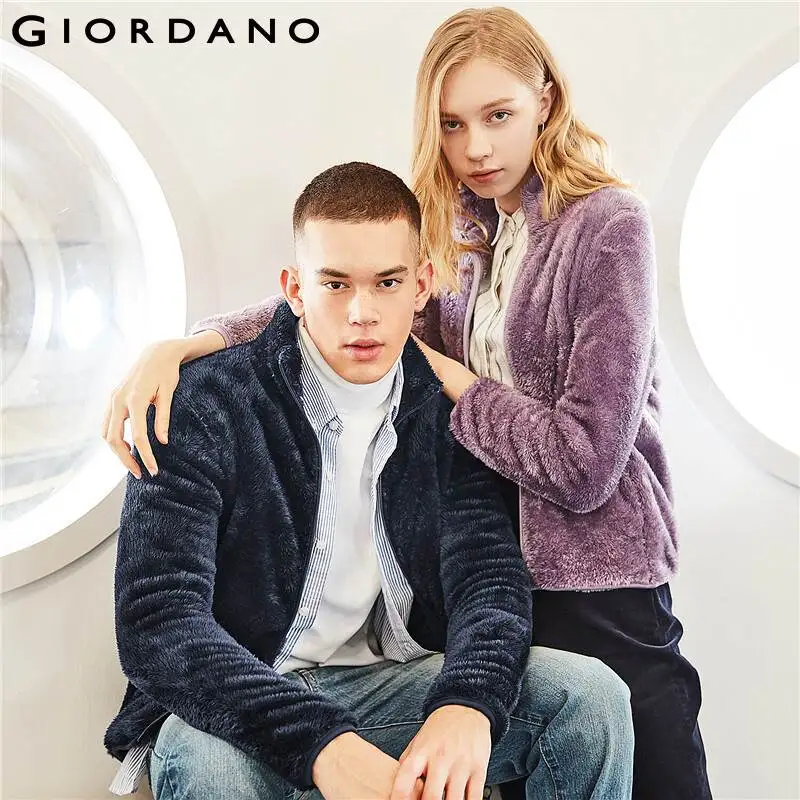 Giordano мужская куртка с мехом и застежкой на молнии,имеется несколько вариантов данной модели