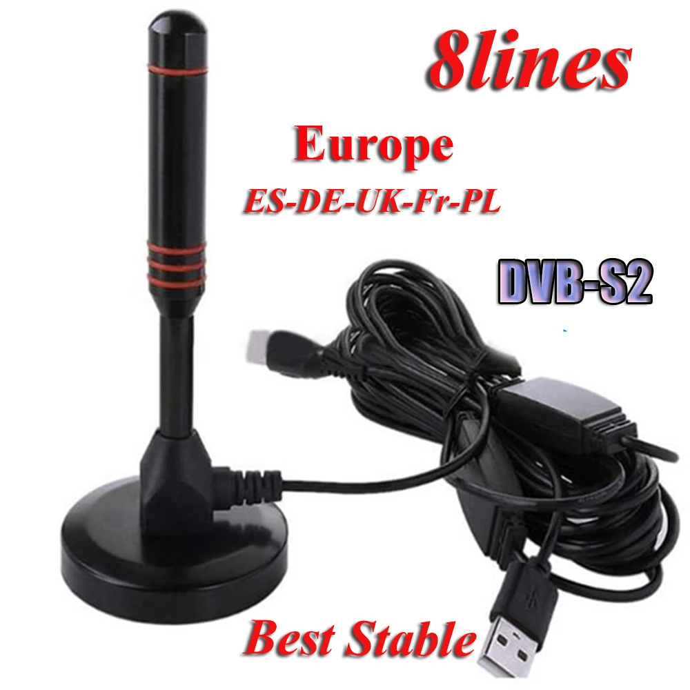 

Европа dvb S2 стабильный кабель Cline HD TV 8 линий поддержка v9 IPS2 X800 X800S V7 V7S V8 NOVA 8 линий