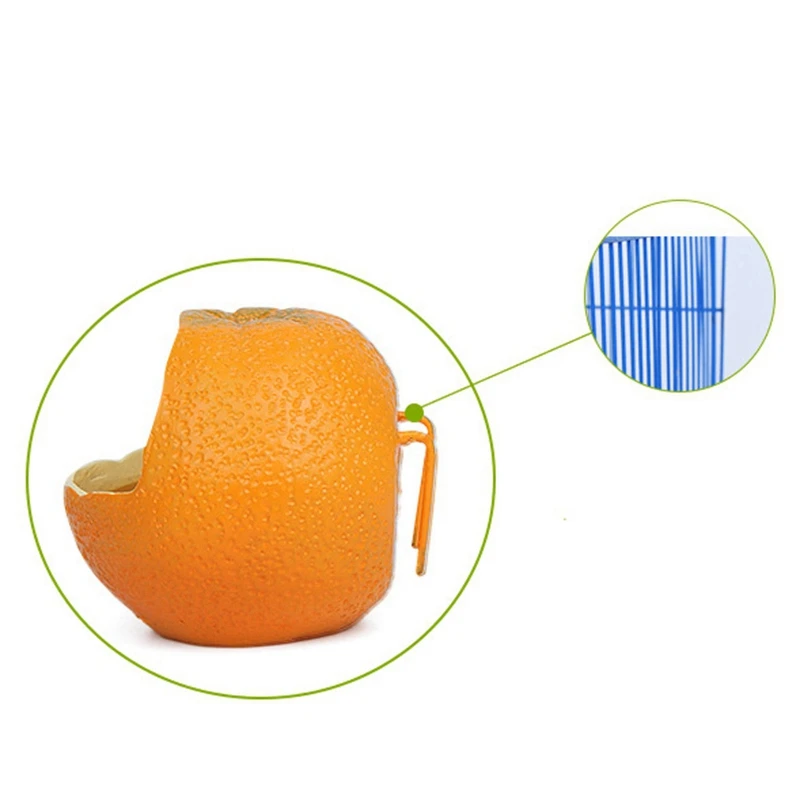 Горячая Забавный фрукты Форма оранжевый гранат подача воды пищи миска контейнер