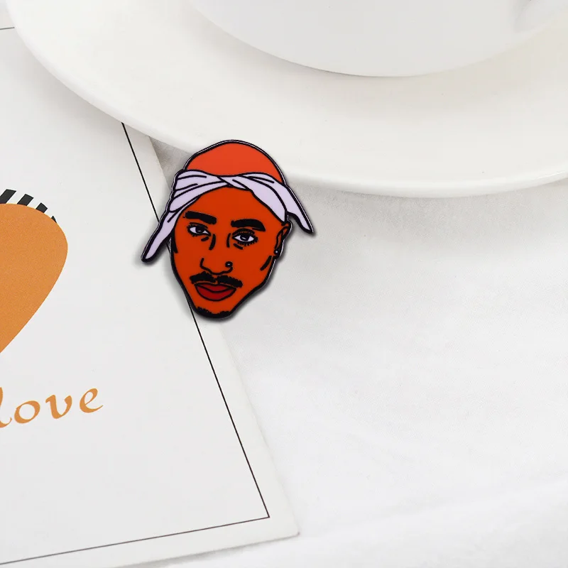 Классическая бандана 2Pac Makaveli в американском рэпере ретро-стиль 90-х рэп гангста