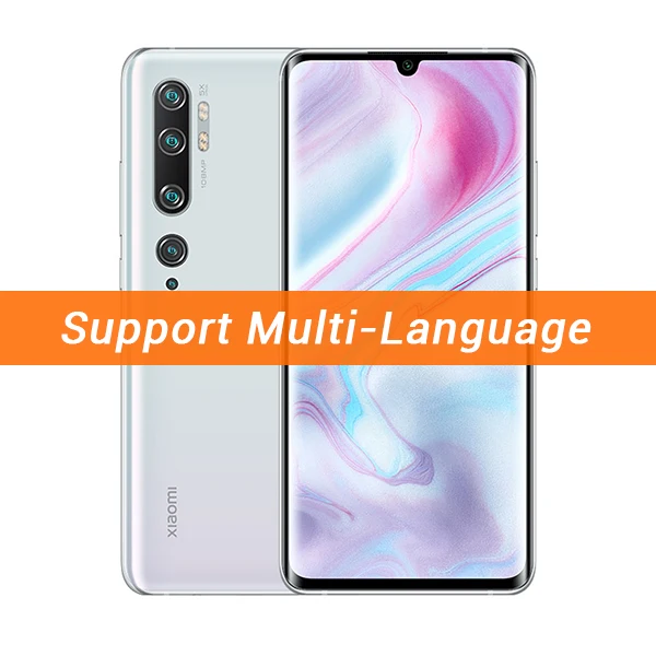 Global ROM White Глобальная ПЗУ Xiaomi Mi CC9 Pro 8 Гб 256 ГБ 108 МП пента камера смартфон восьмиядерный Восьмиядерный 3D экран 5260 мАч - Цвет: Global ROM White