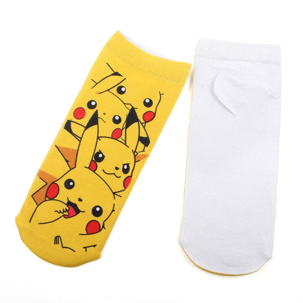 Новые мужские короткие носочки по щиколотку фигурку с изображением покемона
