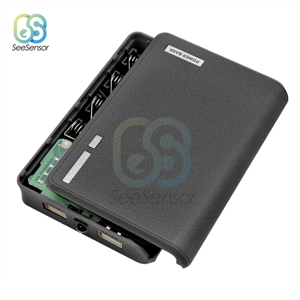 20000 мАч 4x18650 зарядное устройство для аккумулятора держатель внешнего чехол с