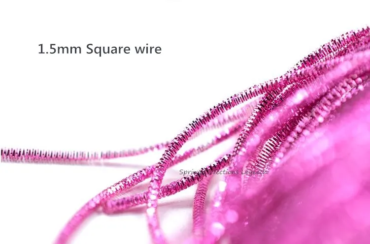 1 5 мм разноцветная квадратная проволока яркая ручная крестовина железная