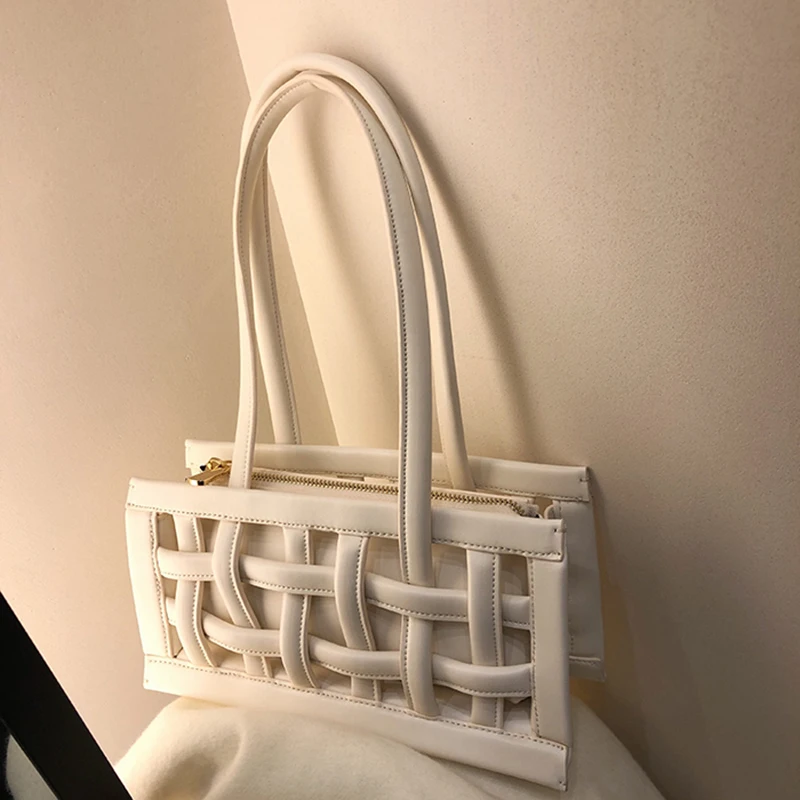 Японская летняя новая женская винтажная модная плетеная сетчатая Повседневная