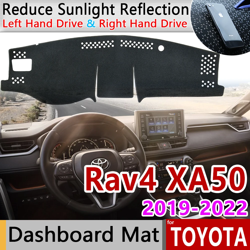 Для Toyota Rav4 XA50 2019 2020 RAV 4 XA 50 Противоскользящий коврик для приборной панели защиты
