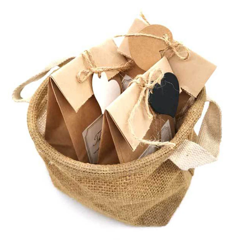 

Creative Kraft Paper Candy Gift Boxes Lantern Hexagon Shape Wedding Favors Gift Packaging Boxes Box Bags