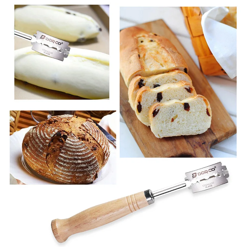 Хлеба фрезы с 4 шт. сменные лезвия для выпечки Ножи инструменты Западной багет