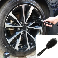 car wheel brush tire cleaning brushes tools car rim scrubber cleaner duster handle motorcycle truck wheels car detailing brush
