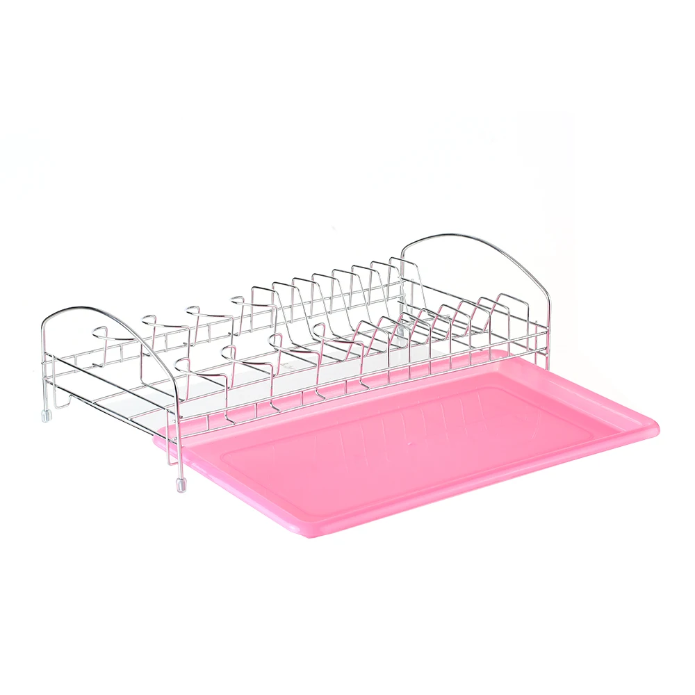 Однослойная Рабочая стойка кухонная настольная сушилка для тарелок с подносом
