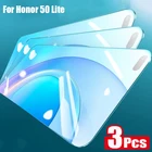 Стекло для Honor 50 Lite с полным покрытием, защитная пленка для экрана, стекло для Honor 50 Lite, 3 шт.