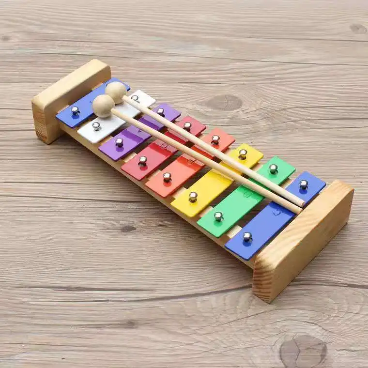 Orff детская игрушка октавы рука стучит по пианино алюминиевое большой 8 тон играть