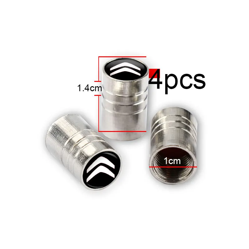 Металлическая креативная красная крышка клапана автомобиля 4 шт. аксессуары для