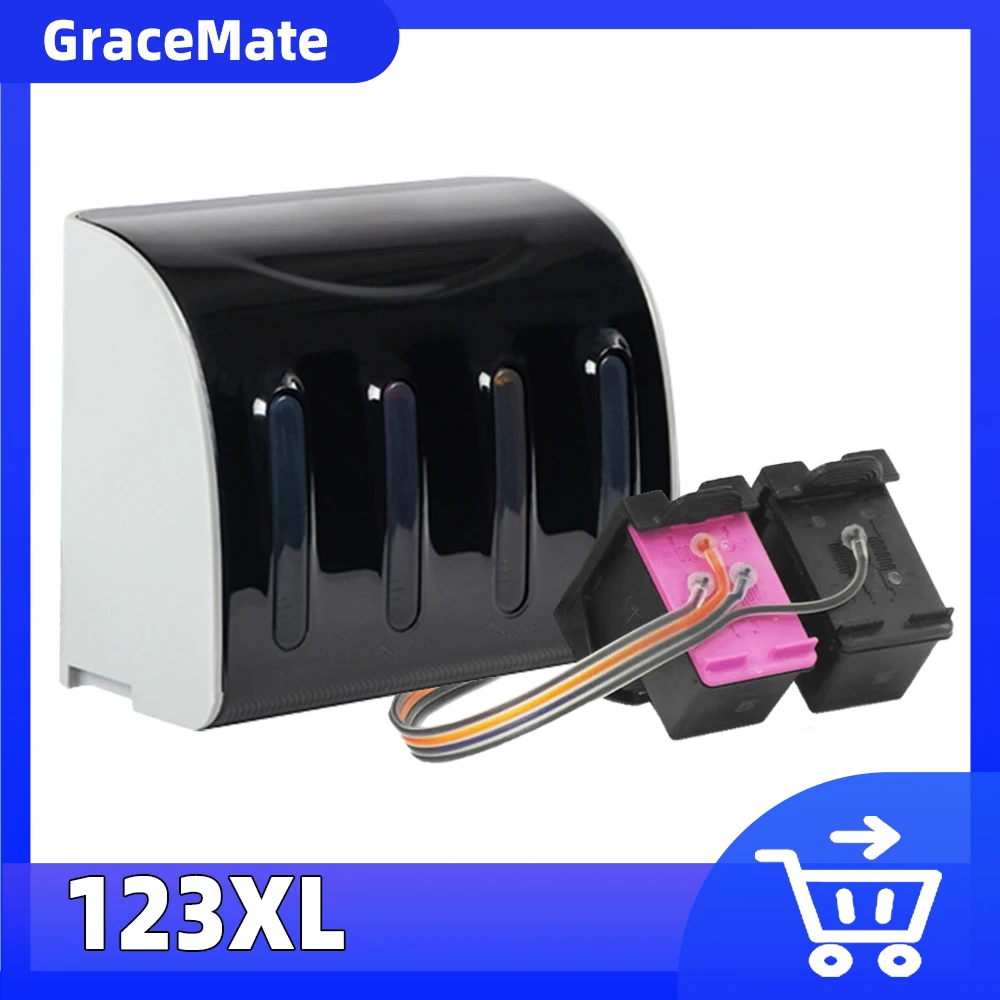 123 Continuous Ink Supply System Compatible For Hp 123 CISS For Deskjet 2620 2600 5212 5220 5230 5232 5258 5264 Printer