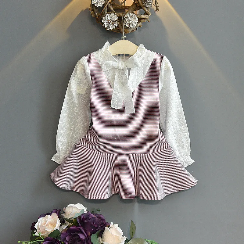 Демисезонные платья принцессы для маленьких девочек красивое платье с длинным