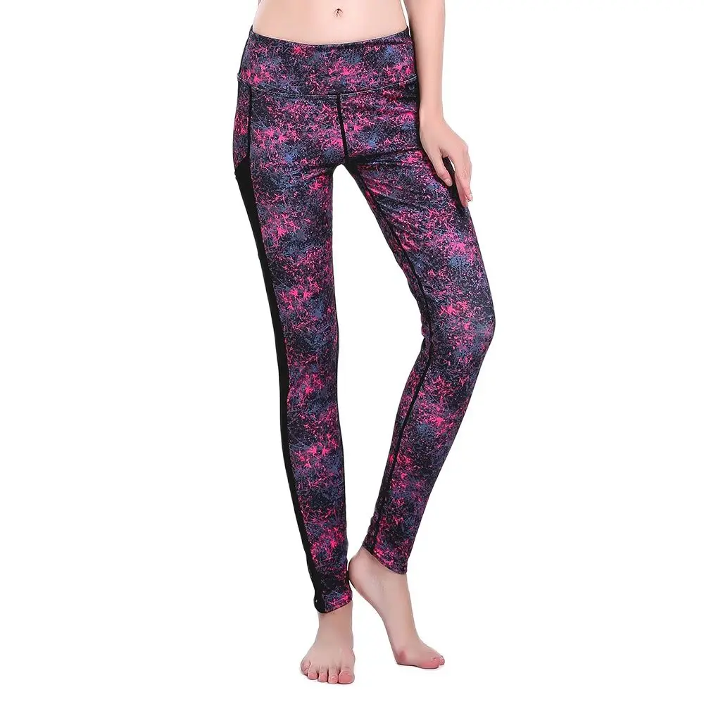 

Новая чистая пряжа карман Йога брюки на молнии; Женские дизайнерские коричневые 3d печати Спортивная одежда размера плюс фиолетового цветов...