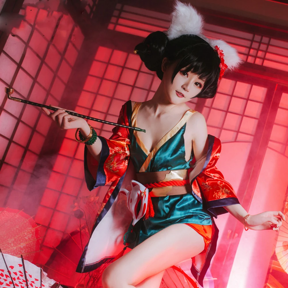 Костюм VEVEFHUANG Kосплей K/DA из китайского фильма белая змея кицунэ лиса Ke Qing Fangzhu