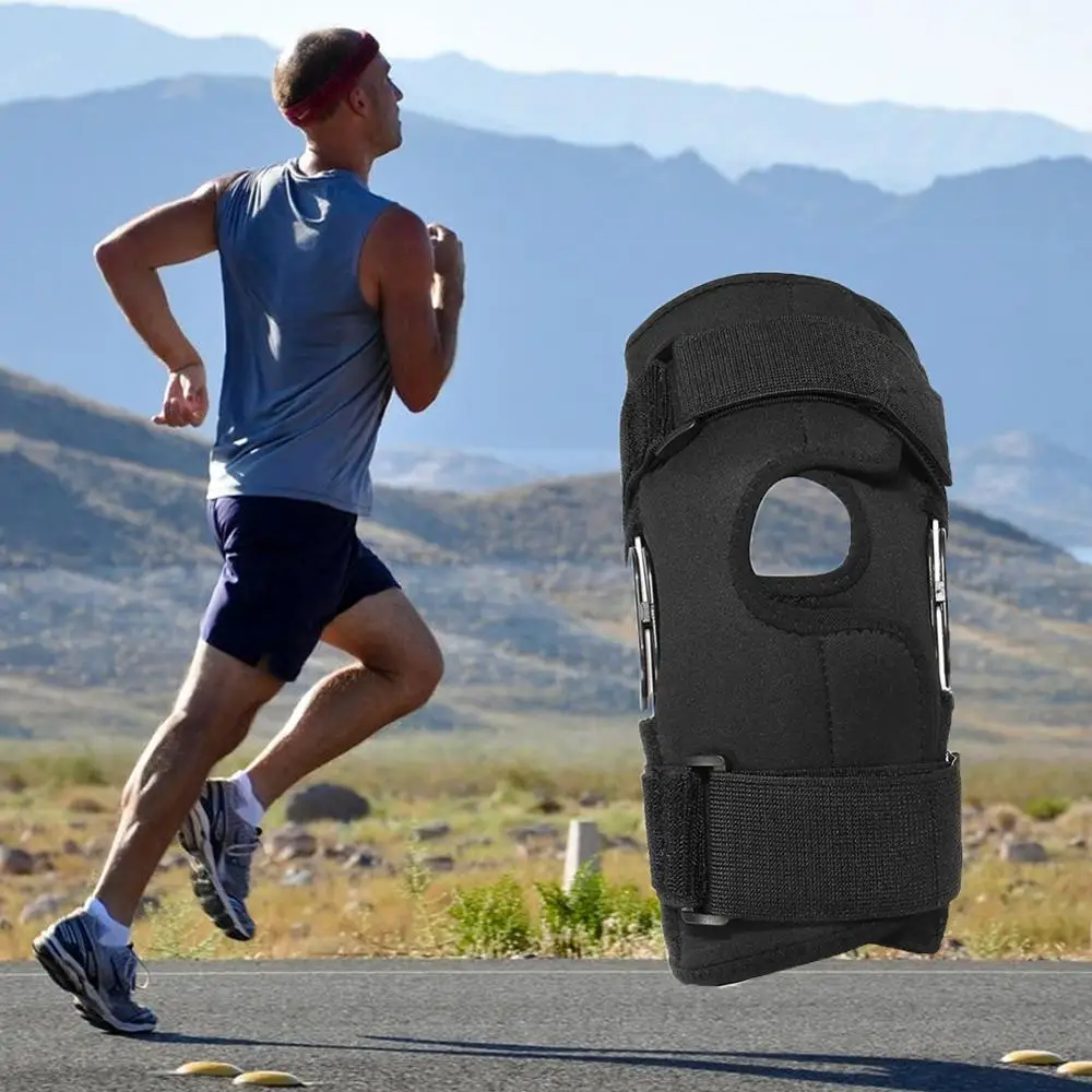 1 шт. Регулируемый эластичный неопреновый компрессионный шарнирный бандаж на