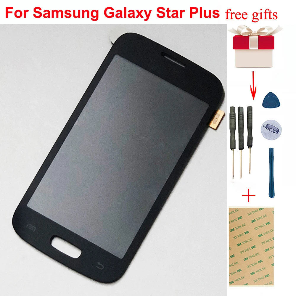 Для Samsung Galaxy Star Plus GT S7260 S7262 полный дигитайзер сенсорный экран стекло сенсор + ЖК