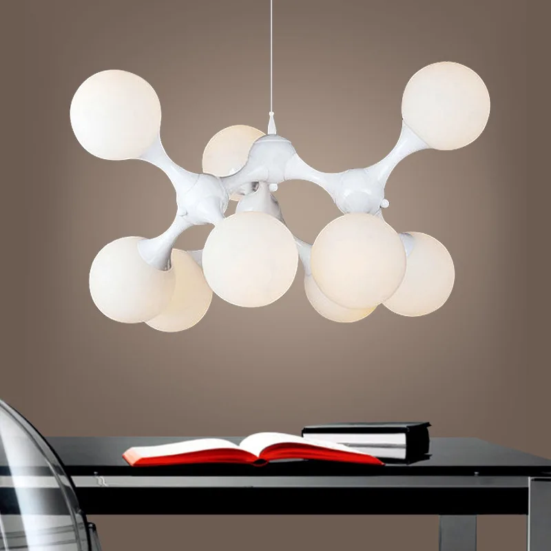 Nordic Style DNA молекулярные подвесные светильники домашнее освещение - Цена: 