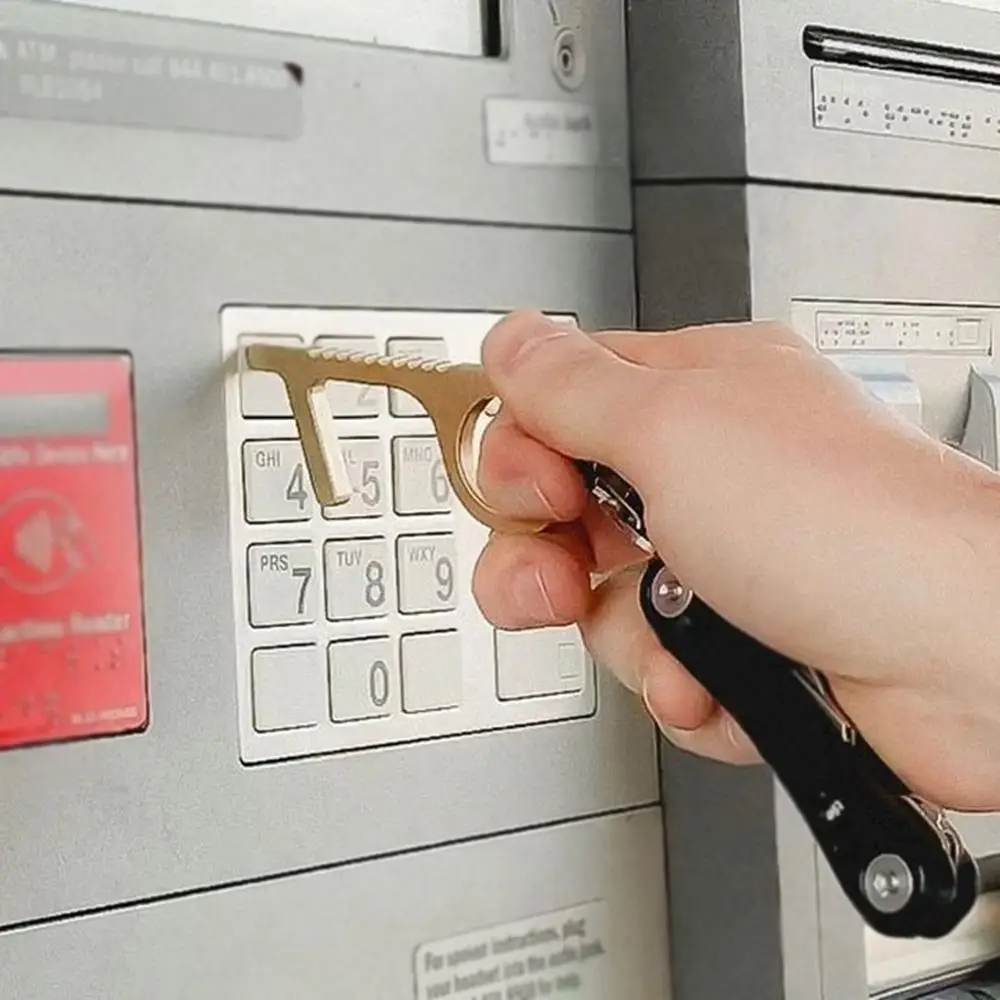 Брелок изоляция вирусная дверная ручка Лифт артефакт Анти-распространение двери