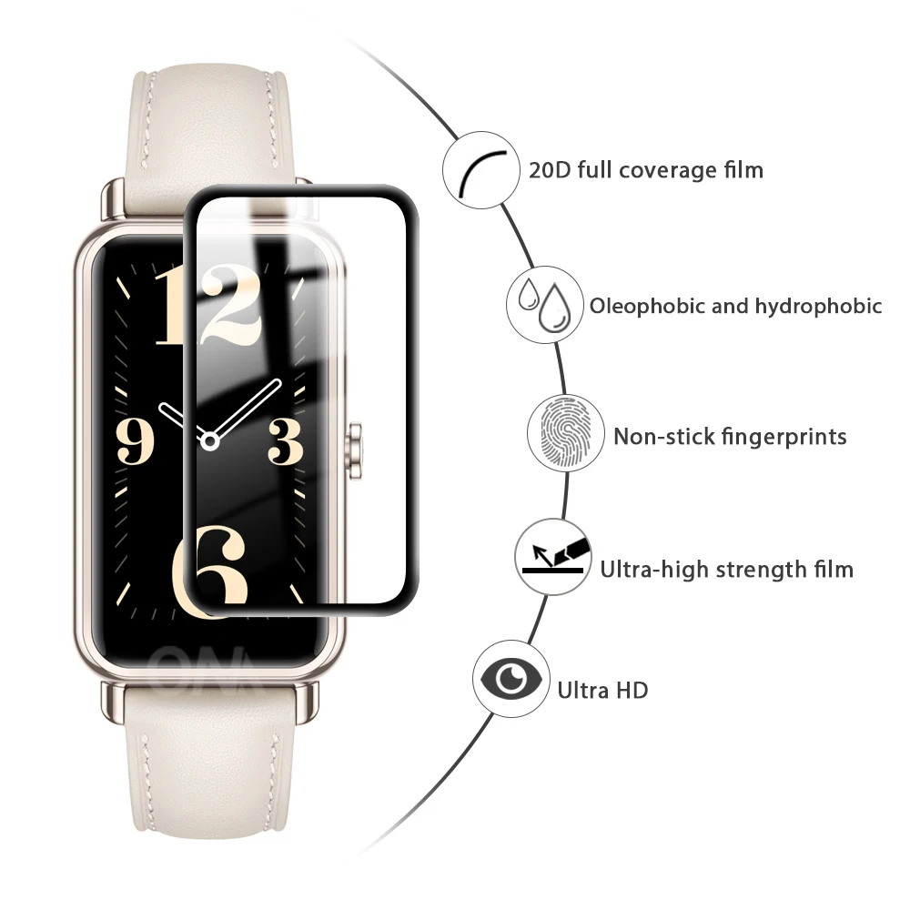 2 шт. Защитная пленка для экрана huawei Watch Fit Mini new Smart Мягкая защитная Band 6 7 Pro (не