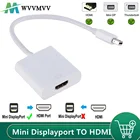 Переходник Mini DisplayPort на HDMI, Мини DP кабель Thunderbolt 2 HDMI конвертер для MacBook Air 13 Surface Pro 4 Thunderbolt