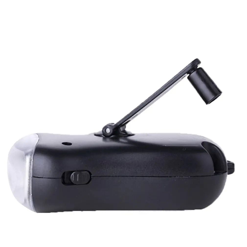 

New Mini 3 LED Solar Powered Hand Crank Flashlight Rechargeable LED Emergency Tent Camping Torch Light Portable for Outdoors Use