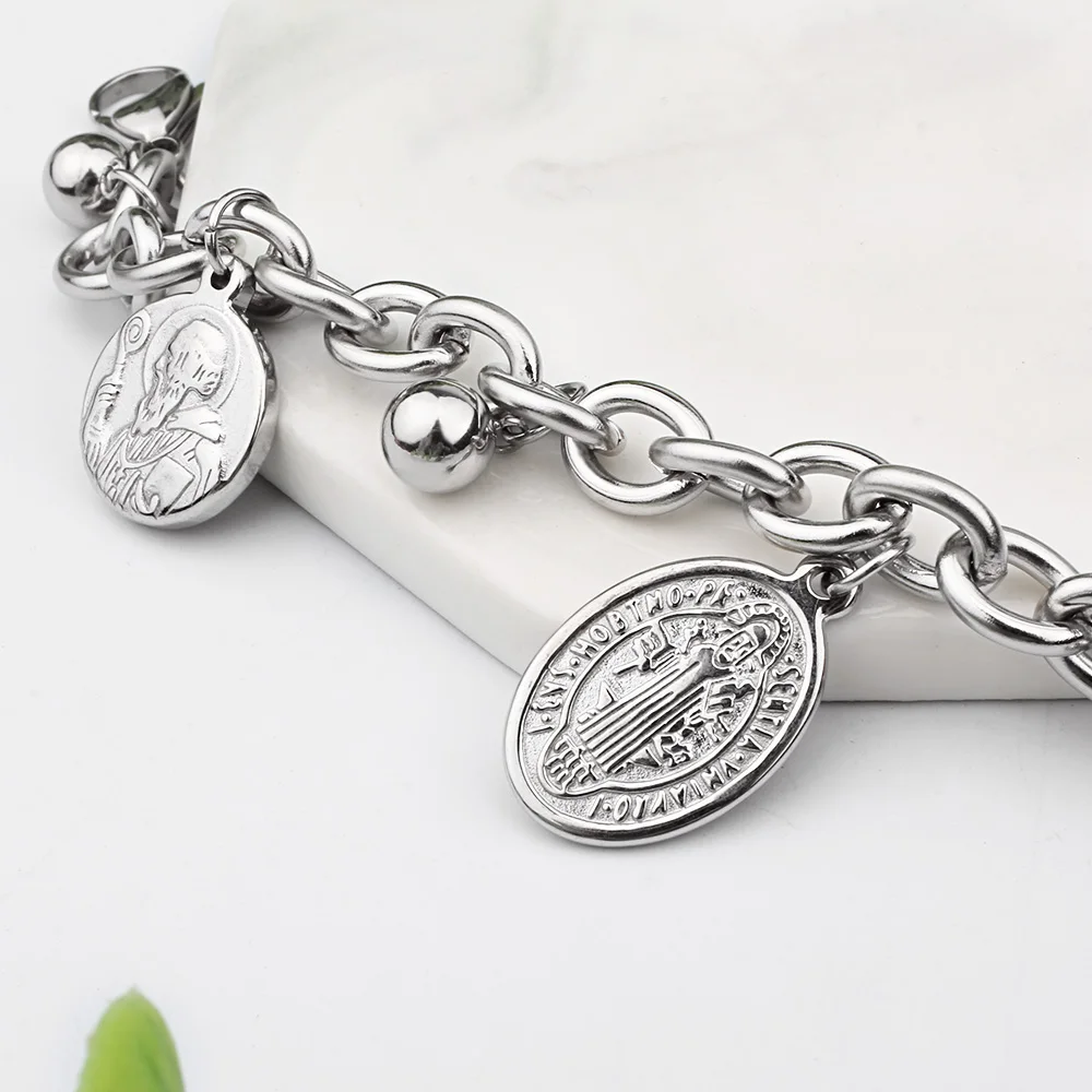 Браслет-цепочка из нержавеющей стали FINE4U B275