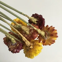 36pcs dried flowershandmade chrysanthemum branch for diy wedding home room cabinet display floral decor valentines day gift