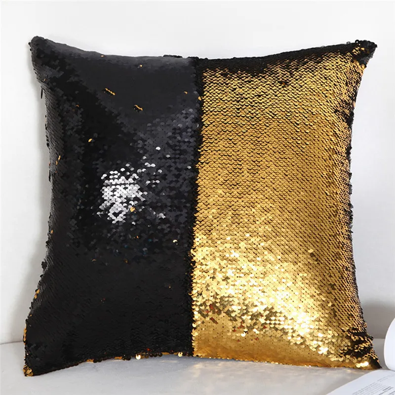 Fuwatacchi наволочка с блестками Русалочки Волшебная сияющая улыбка декоративная