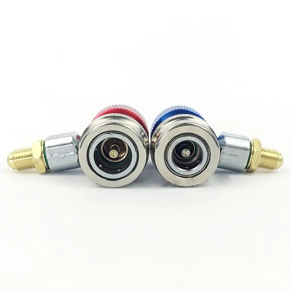 R134A High Low Quick Coupler Connector Adapters Type AC Manifold Gauge Auto Set for A/C Brass Adapter | Автомобили и мотоциклы