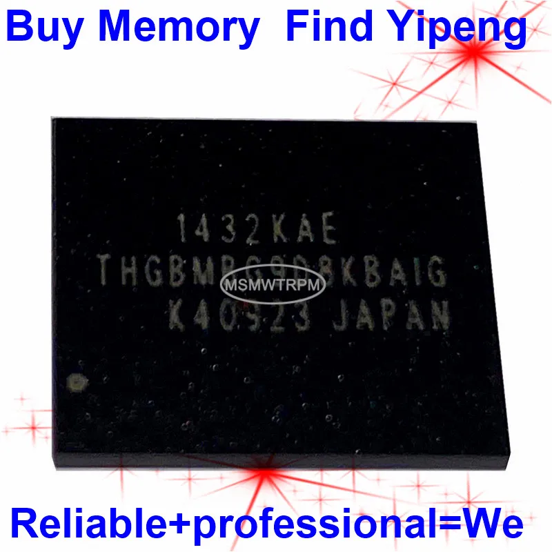 Флеш-память THGBMBG9D8KBAIG 153FBGA EMMC 64 Гб THGBMBG9D8