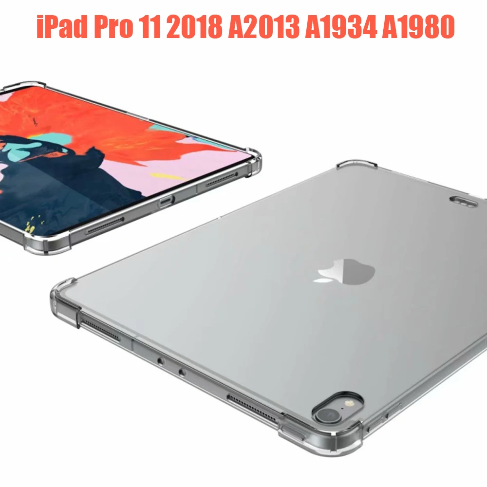 

Чехол прозрачный силиконовый штамп TPU для iPad Pro 11 дюймов 2018 1-го поколения A2013 A1934 A1980, мягкая задняя крышка, тонкий чехол для планшета