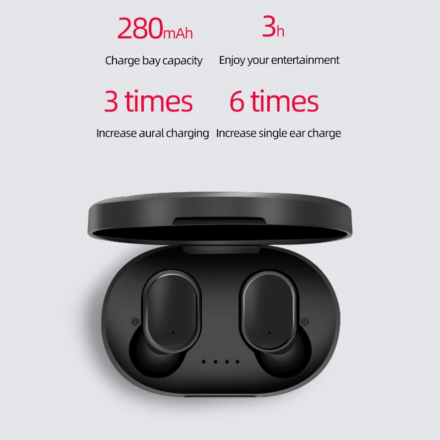 Беспроводные наушники Bluetooth HD стереонаушники спортивные водонепроницаемые