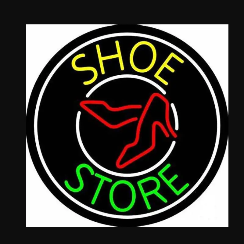 

Custom Shoe Store Border Glass Neon Light Sign Beer Bar
