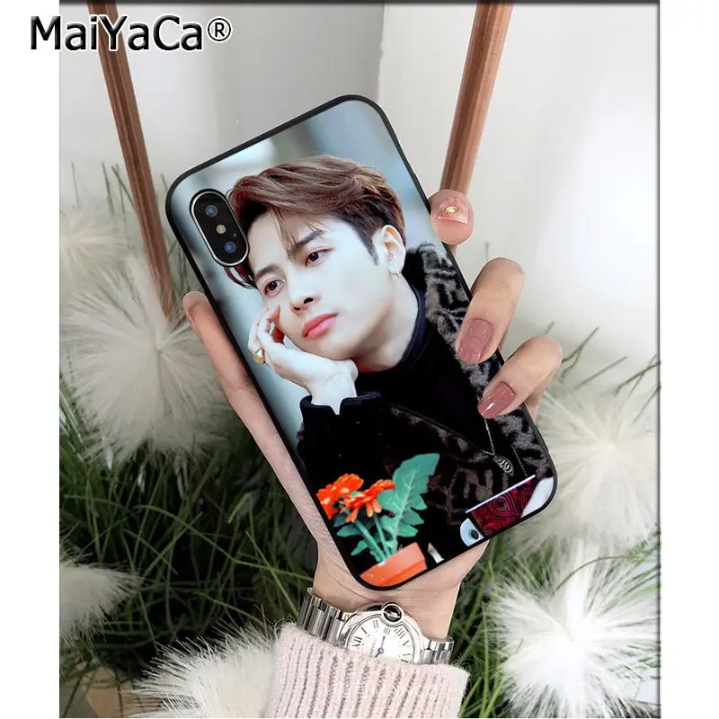Высококачественный чехол для мобильного телефона MaiYaCa Kpop GOT7 Apple iPhone 8 7 6 6S Plus X XS MAX 5