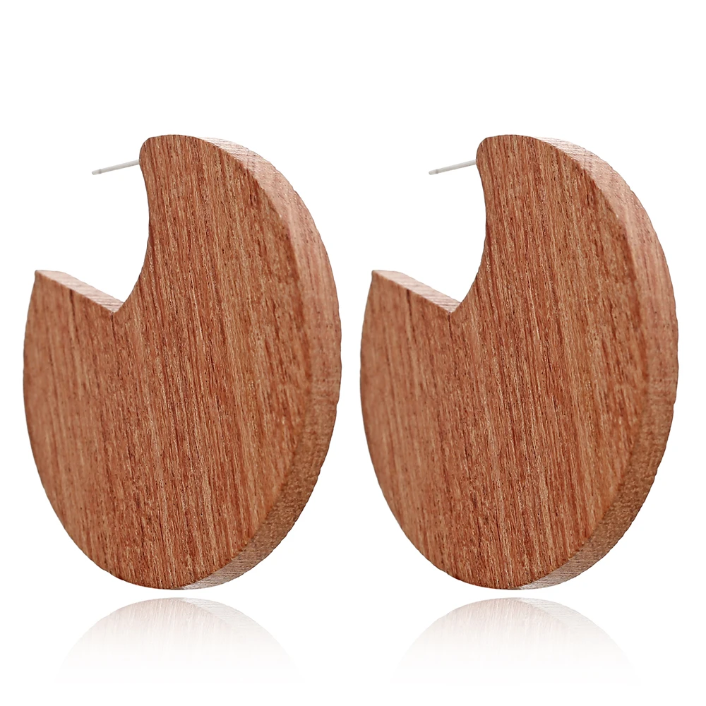 Новые корейские плетеные серьги YAOLOGE ручной работы из дерева соломы ротанга лозы