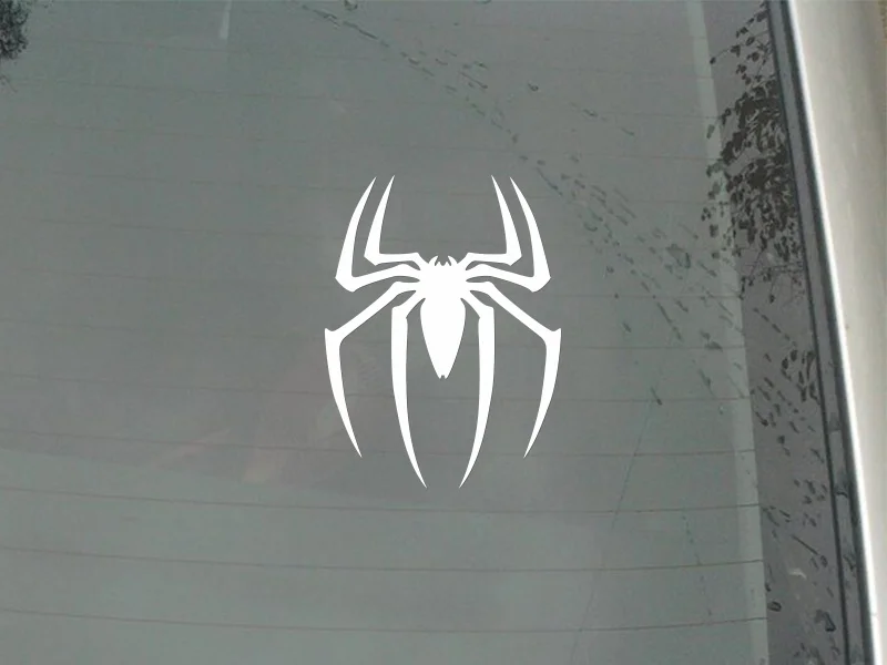 

Cartoons Car Sticker Reptile Black Spider Car Styling Vinyl Motorcycl Decals Cover Scratches Waterproof PVC 15cm X 12cm