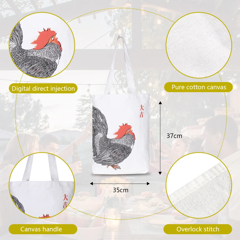 Рисунок стиль печати хлопок холст сумка | Багаж и сумки