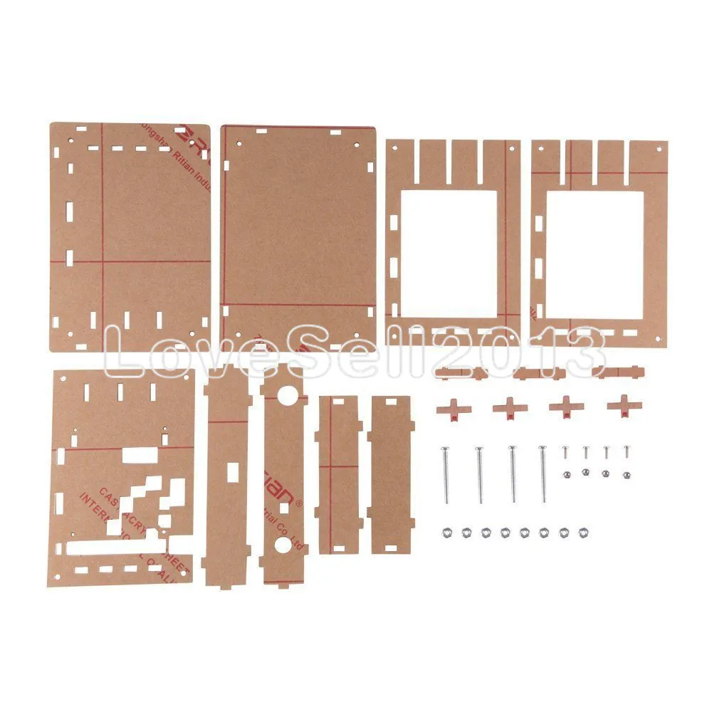 New Clear Acrylic Case Box Shell for DSO138 2.4" TFT Digital Oscilloscope | Электроника
