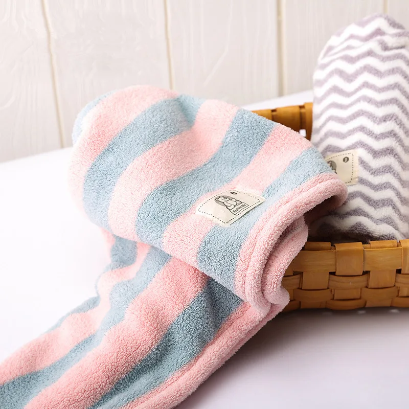 Женское полотенце для волос ванная комната мягкое супер впитывающее