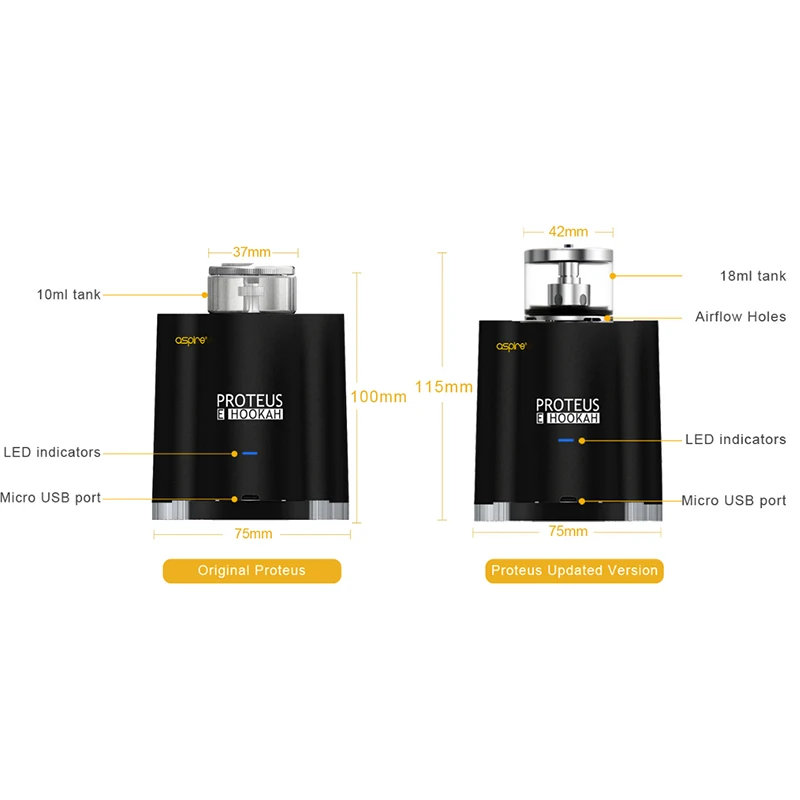 Электронные сигареты Aspire Proteus новинка набор для вейпа электронный кальян