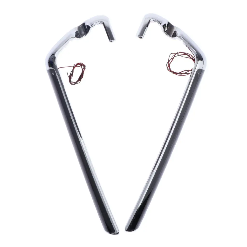 

1 Pair Motorcycle Saddlebag Housing Tail Light Lamp LED Red / Smoke Lens For Harley Electra/FLHX/FLHXS/Touring 2014-2018
