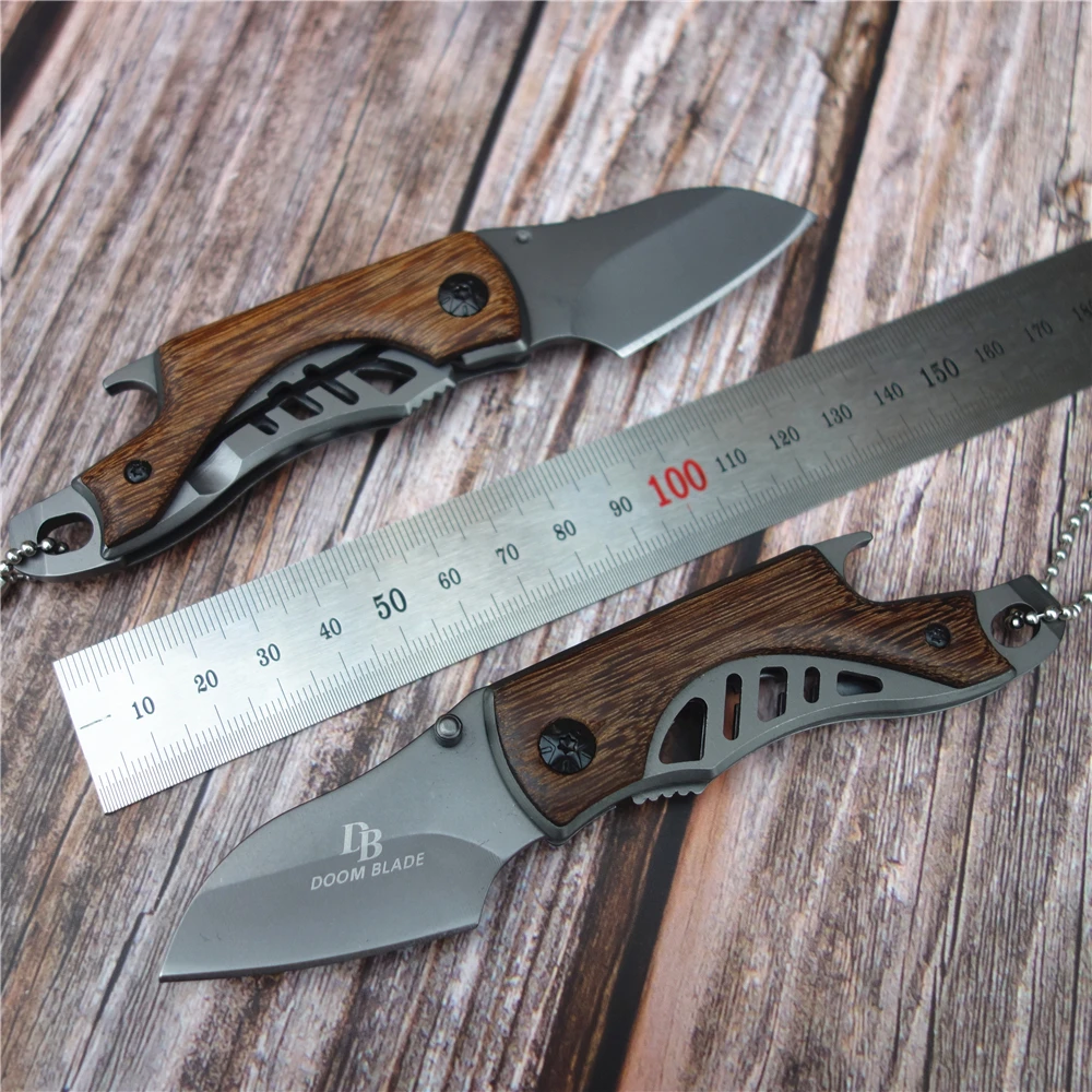 7CR18MOV мини карманный складной нож лезвие из черной титановой нержавеющей стали с