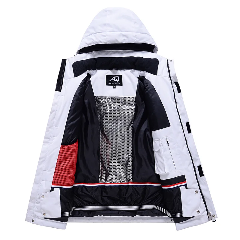 Новейшая зимняя куртка для сноуборда лыжная ветровка Теплая мужская и женская с