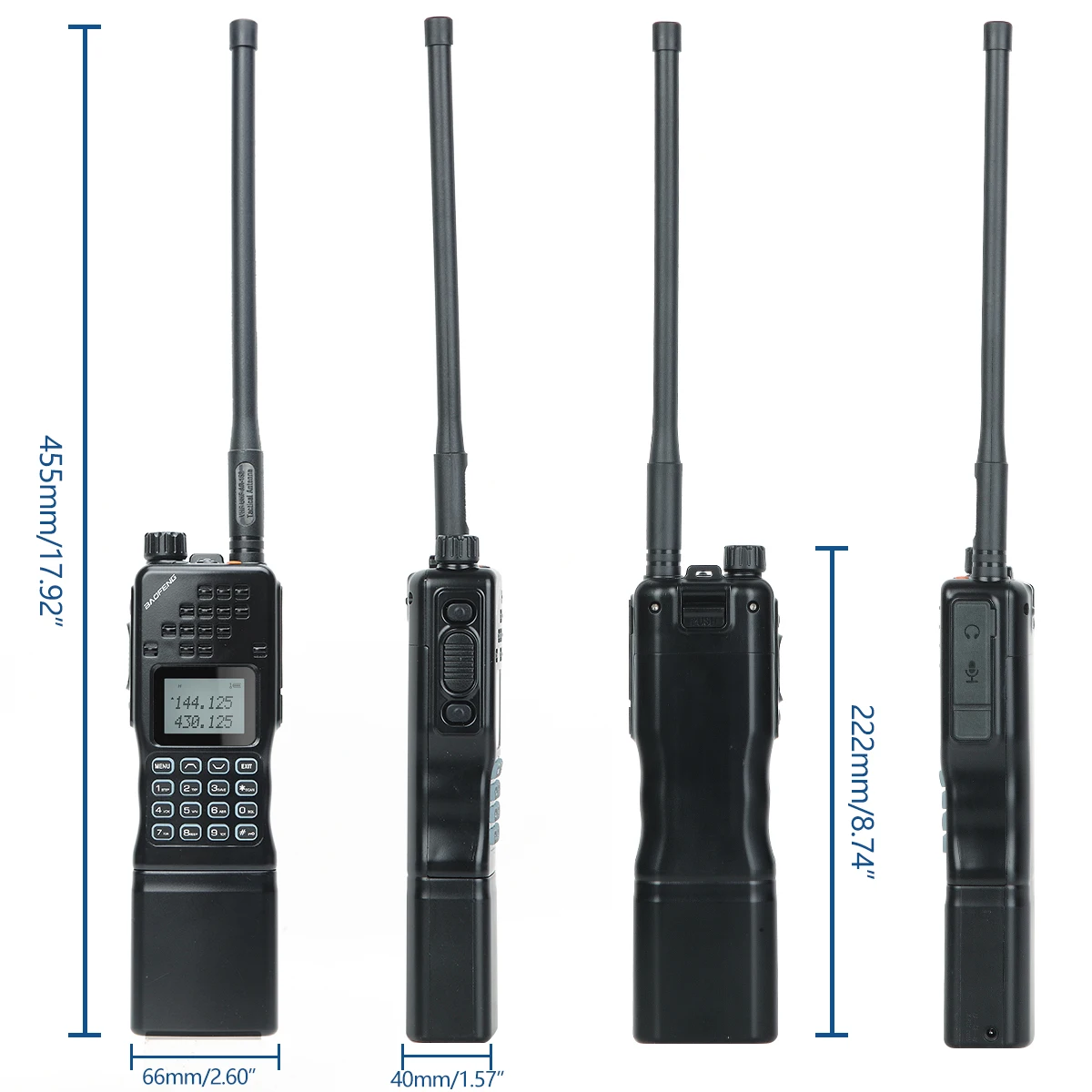 Портативная рация Baofeng высокомощная дальнего действия VHF/UHF Дальняя Тактическая