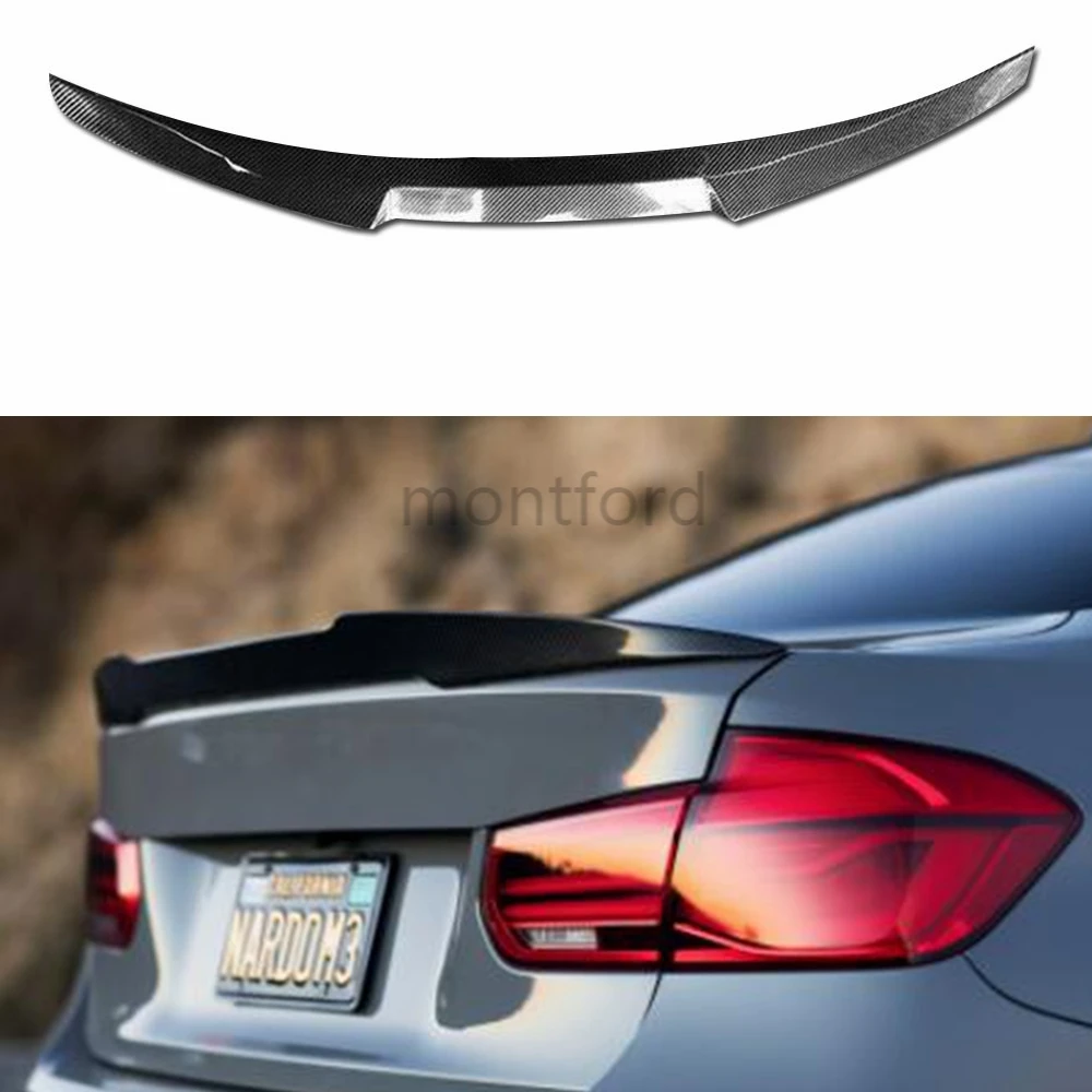 

M4 Style Carbon Fiber Rear Roof Spoiler Trunk Lip Wing For BMW F30 F80 M3 2012 - UP 320i 328i 335i 326D F30 Spoiler