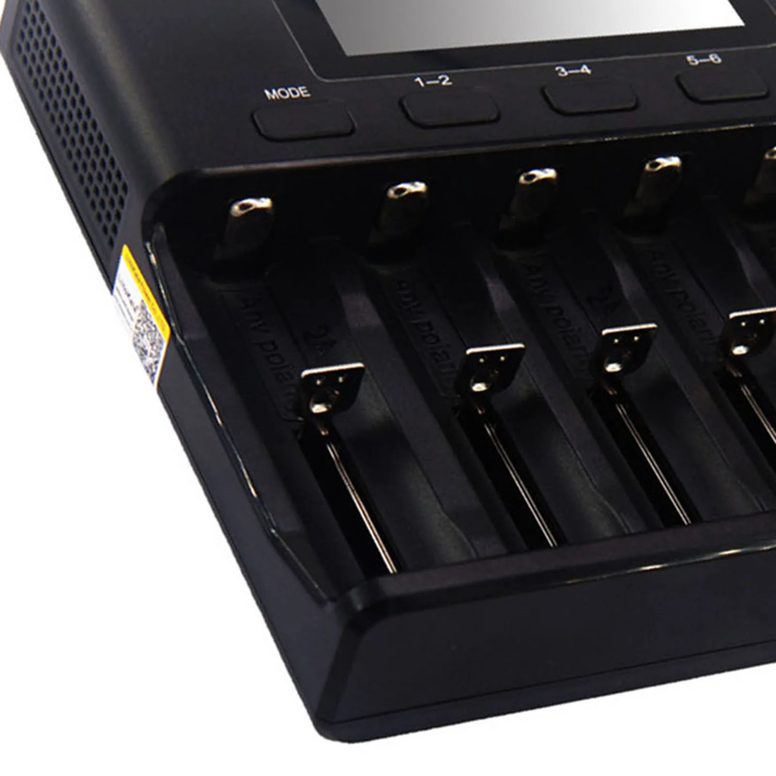 

LII-S6 6 Slots Lithium Battery Charger for 26650 21700 AA AAA Accessories UK Plug