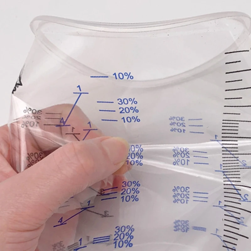 

50Pcs Disposable Clear Graduated Plastic Mixing Cups for Paint UV Resin Epoxy